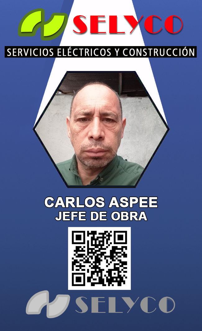 CARLOS ASPEE 10931272 k JEFE DE OBRA